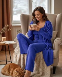 Ensemble Cocoon Althéane — 3 Pièces Maille Douce & Élégance Détente