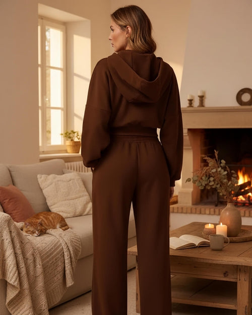 Ensemble Cocoon Oréane — Sweat Court & Pantalon Large