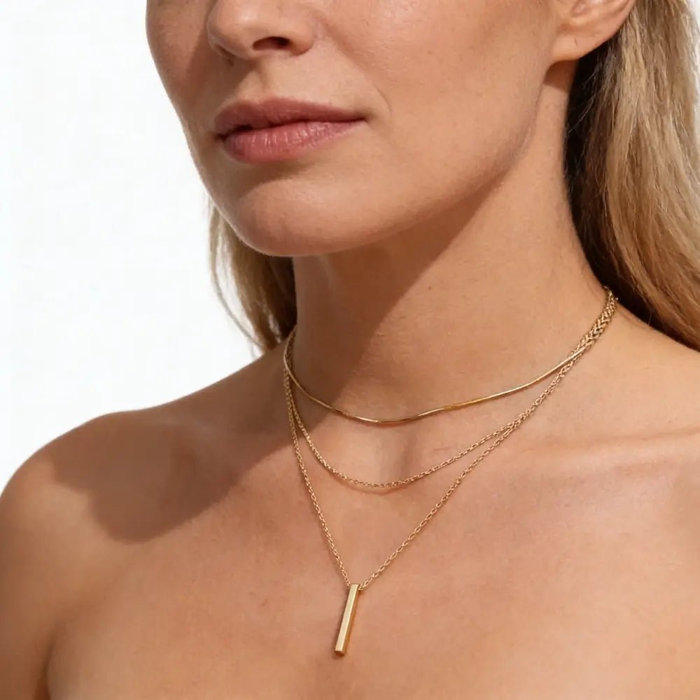 Elara Layered Necklace - Onyxelle