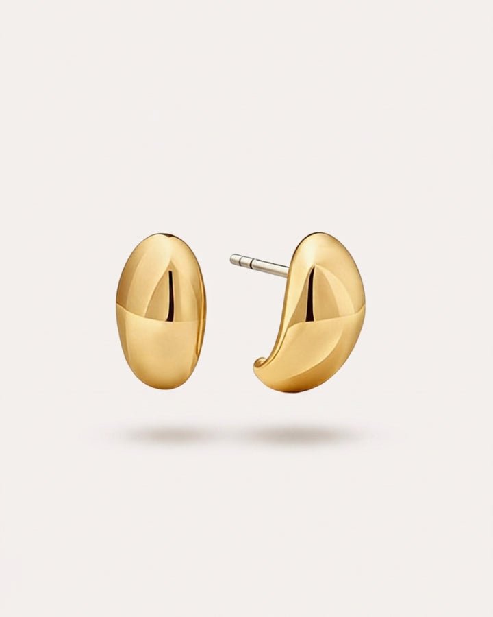 Eden Dome Stud Earrings - Onyxelle