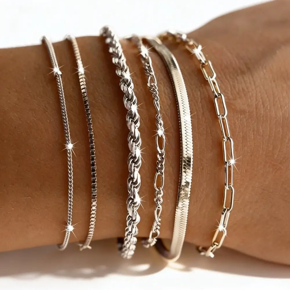 Seralya Bracelet Stack - Onyxelle