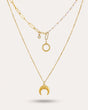 Maia Moon and Pearl Necklace