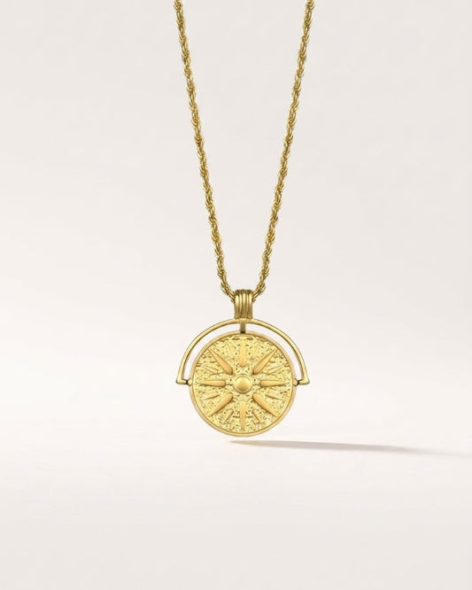 Sahar Carved Pendant Necklace - Onyxelle