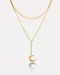 Luna Layered Moon Necklace
