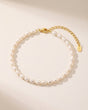 Talia Beaded Pearl Anklet