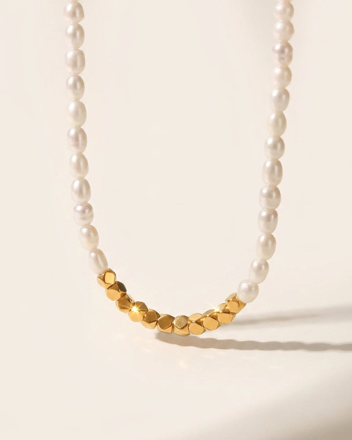 Margot Square Pearl Necklace