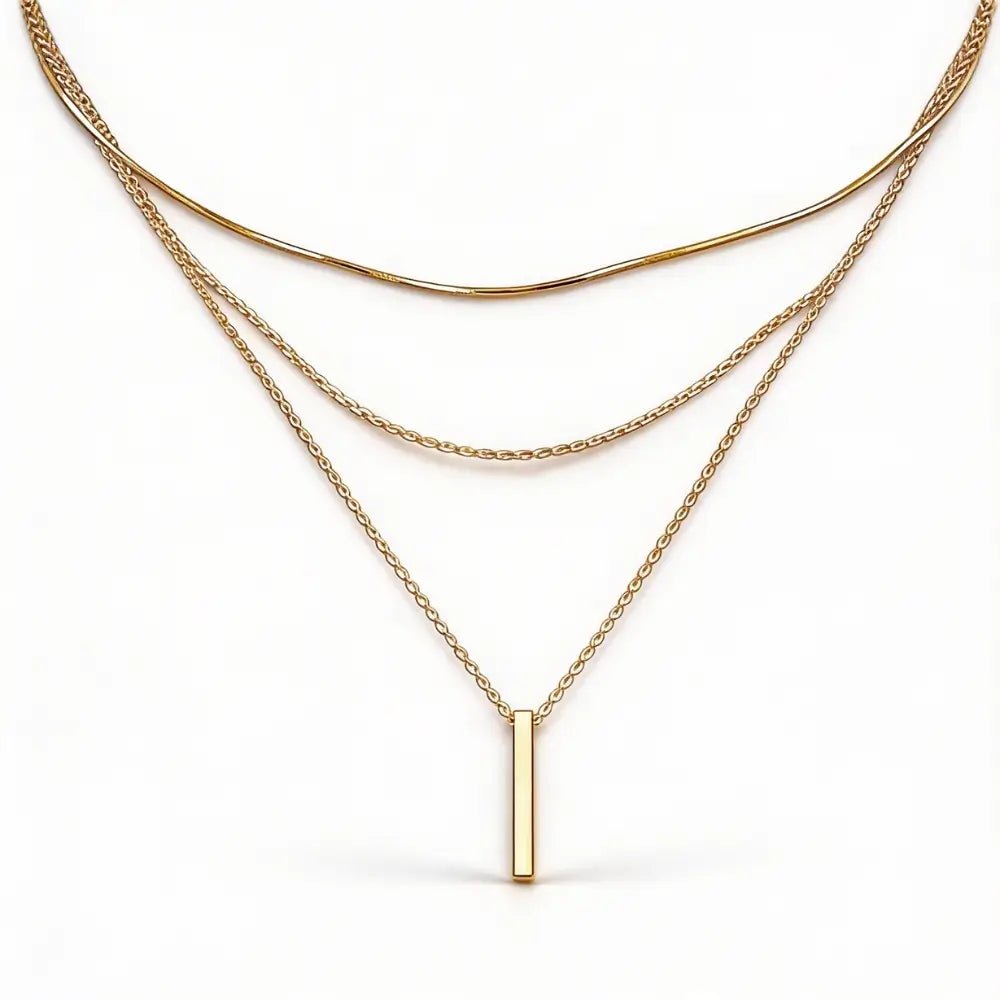 Elara Layered Necklace - Onyxelle