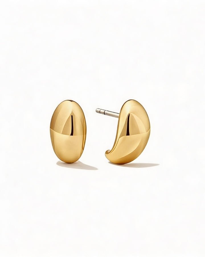 Eden Dome Stud Earrings - Onyxelle