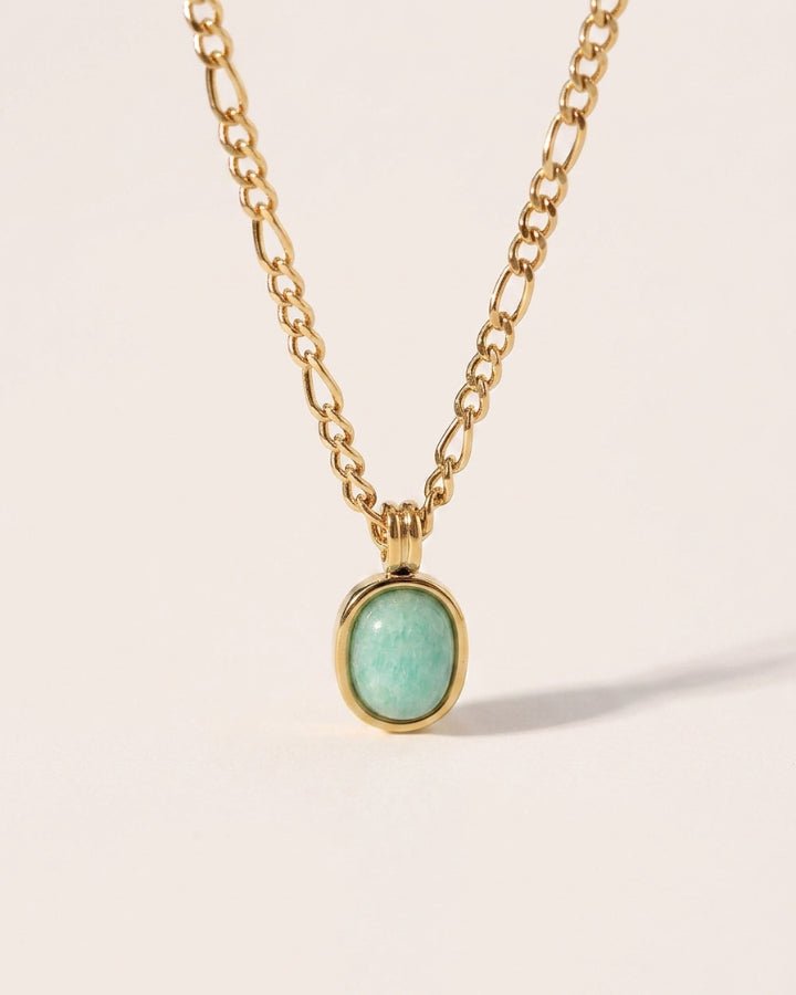 Verena Mint Pendant Necklace - Onyxelle