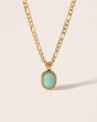 Verena Mint Pendant Necklace