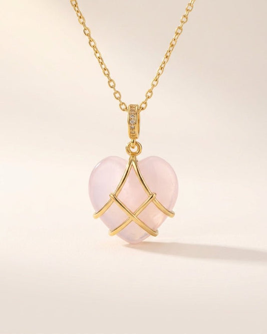 Romy Heart Pendant Necklace - Onyxelle