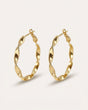 Calina Handmade Hoop Earrings