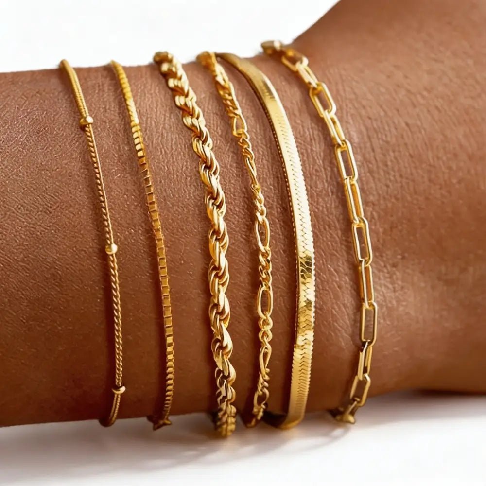 Seralya Bracelet Stack - Onyxelle
