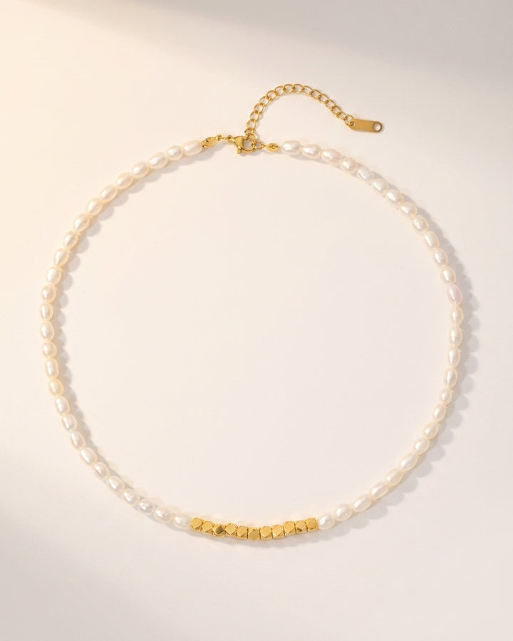 Margot Square Pearl Necklace
