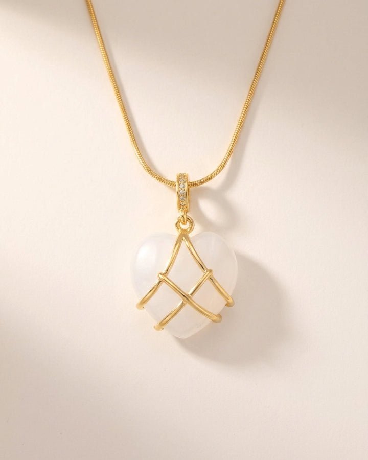Romy Heart Pendant Necklace - Onyxelle