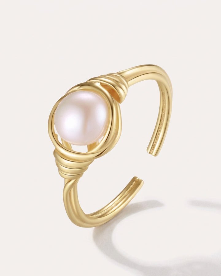 Maelle Baroque Pearl Ring - Onyxelle