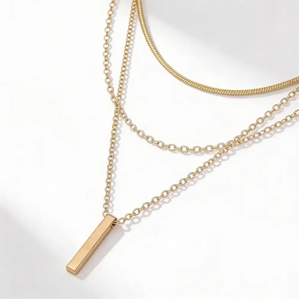 Elara Layered Necklace - Onyxelle