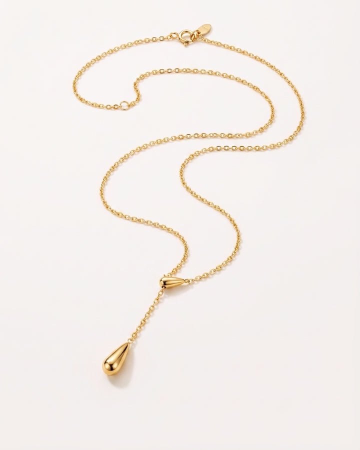 Ondine Teardrop Pendant Necklace - Onyxelle