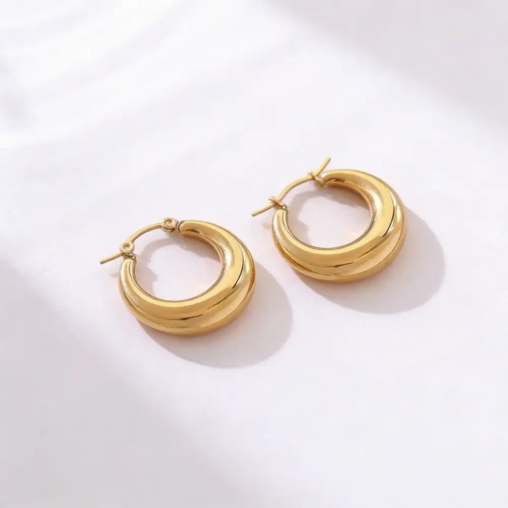 Kaelra Hoop Earrings - Onyxelle