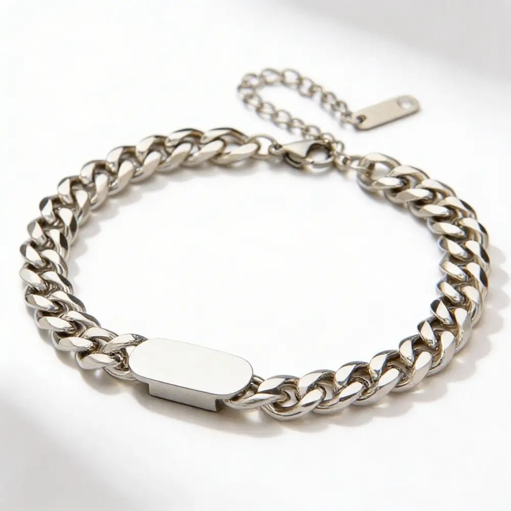 Riva Chunky Chain Bracelet - Onyxelle