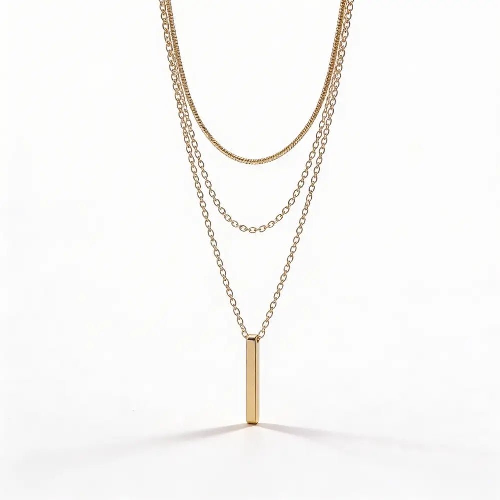 Elara Layered Necklace - Onyxelle