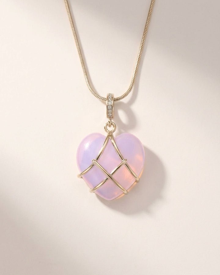 Romy Heart Pendant Necklace - Onyxelle