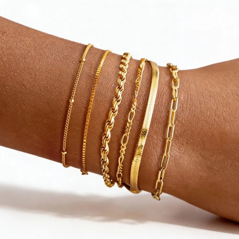 Seralya Bracelet Stack - Onyxelle