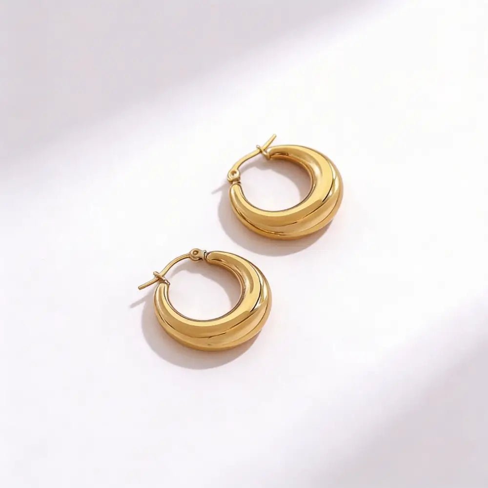 Kaelra Hoop Earrings - Onyxelle