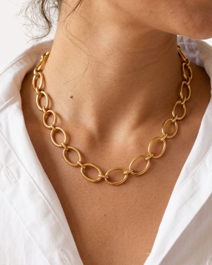Halo Circle Pendant Necklace - Onyxelle