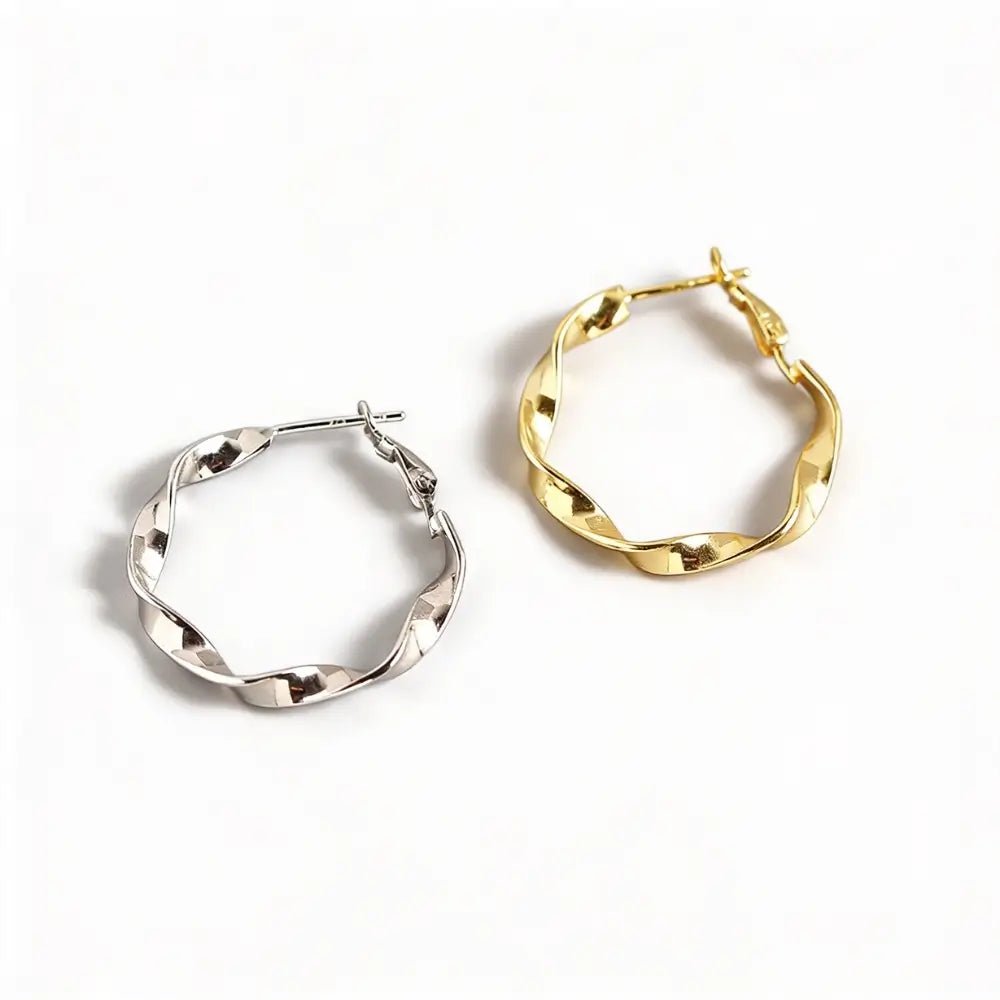 Calina Handmade Hoop Earrings - Onyxelle
