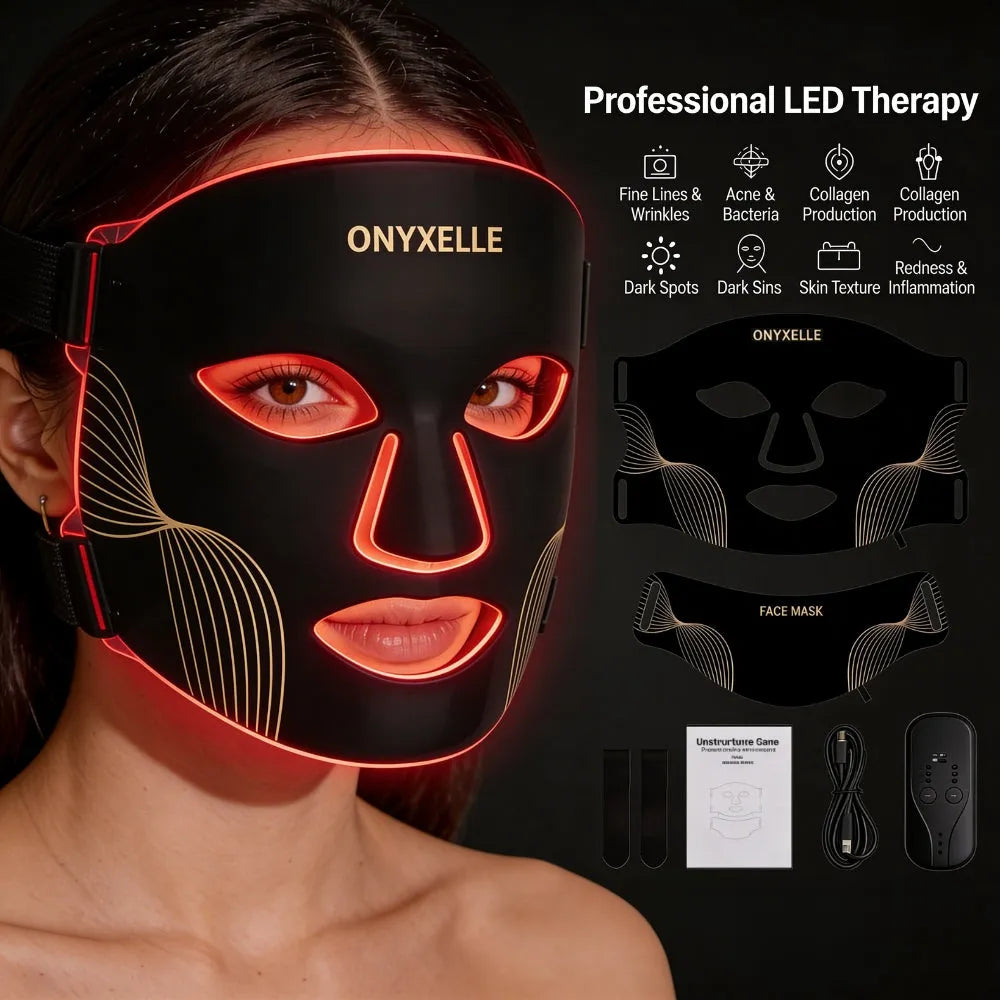 LumiMask™ Pro — 7-Color LED Light Therapy Face & Neck Mask