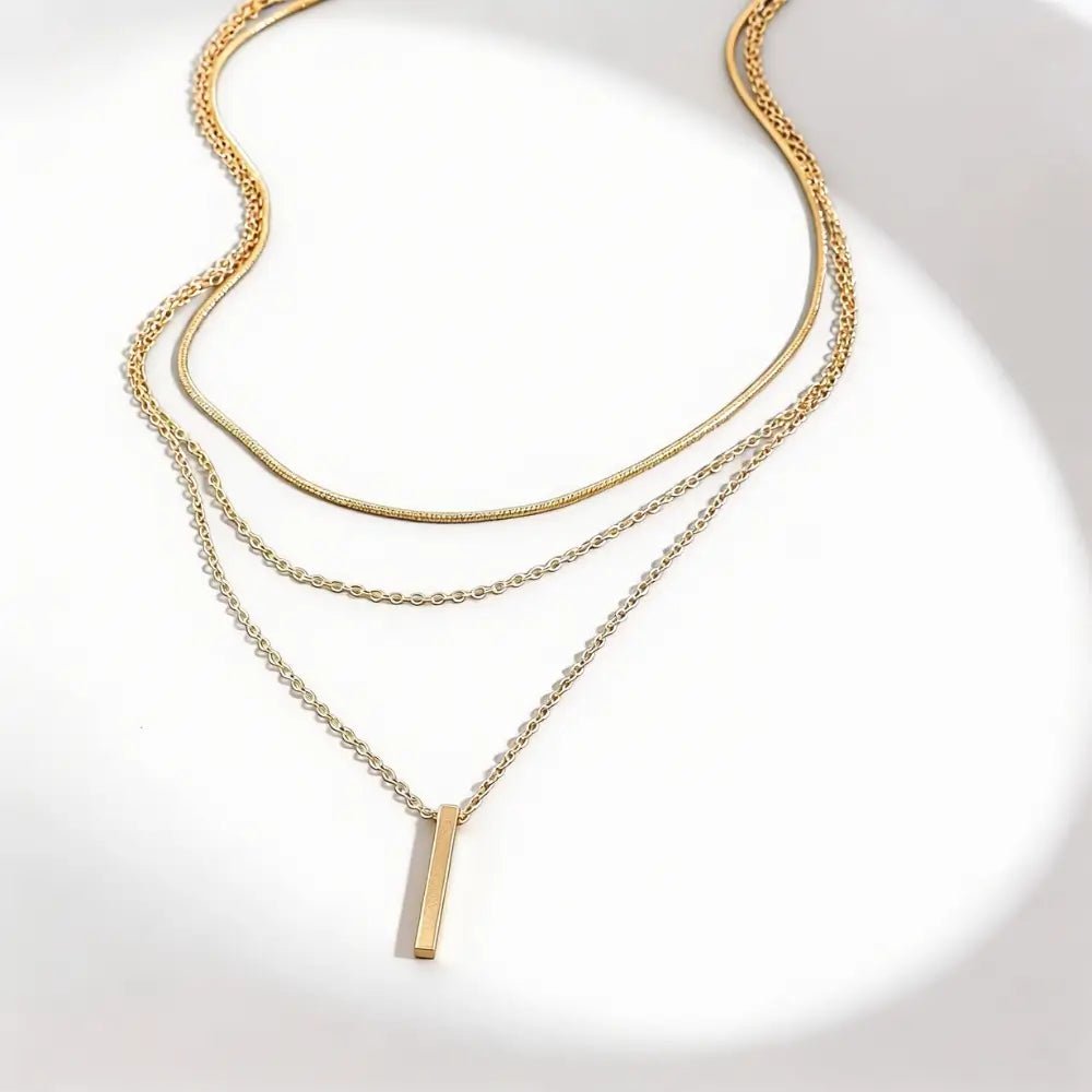 Elara Layered Necklace - Onyxelle