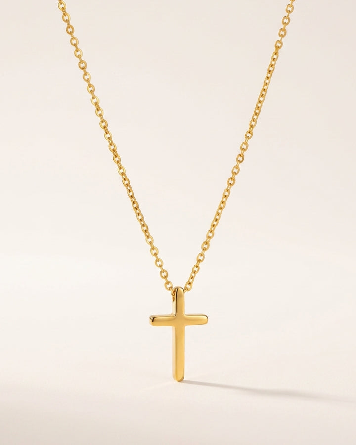 Ivy Cross Pendant Necklace