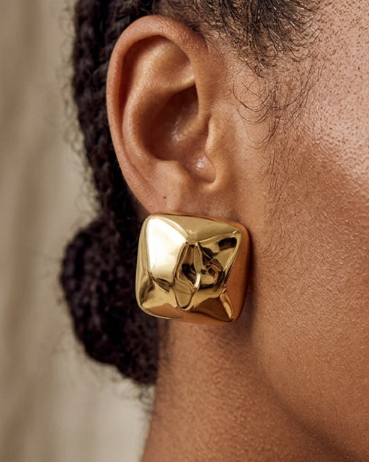Stella Statement Stud Earrings - Onyxelle