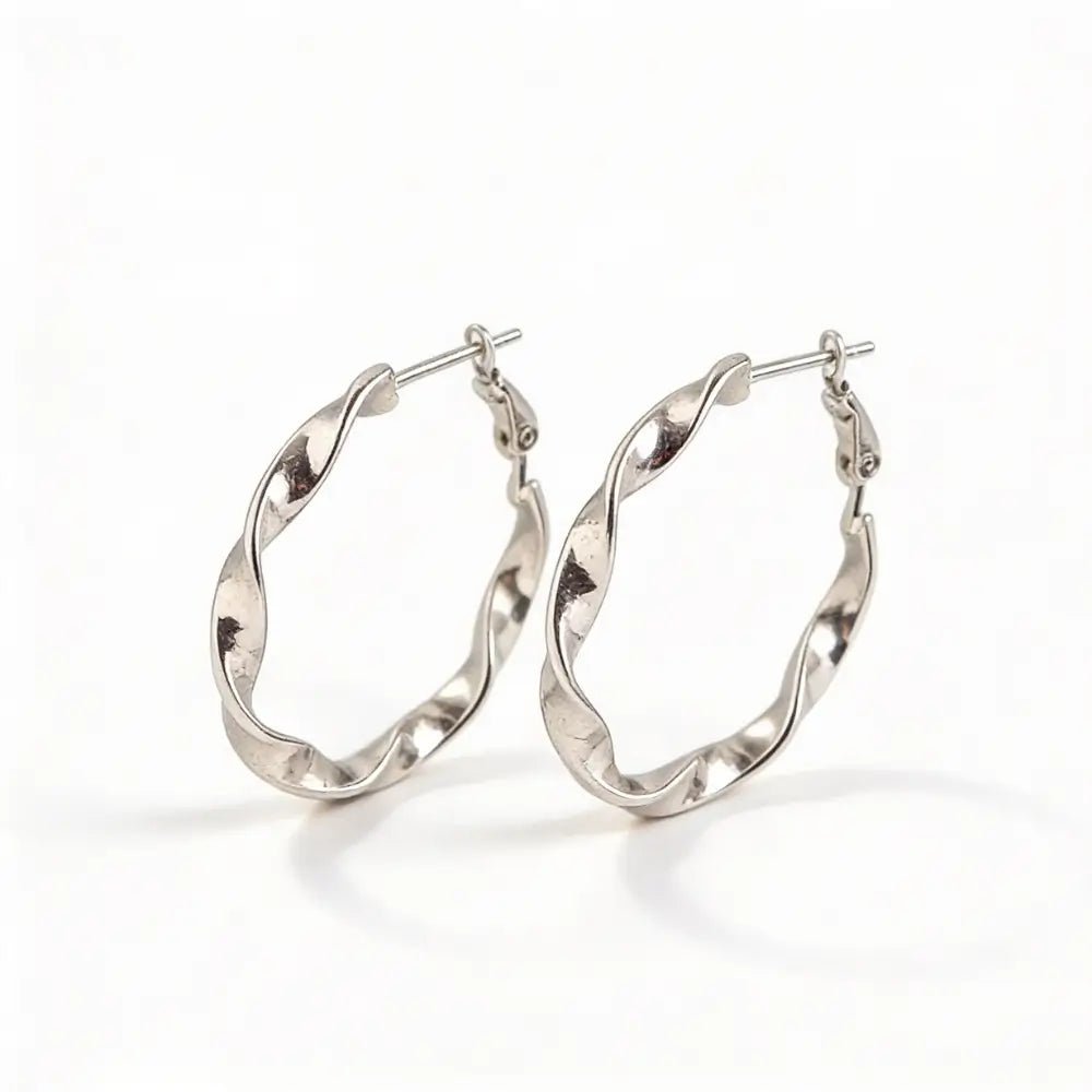 Calina Handmade Hoop Earrings - Onyxelle