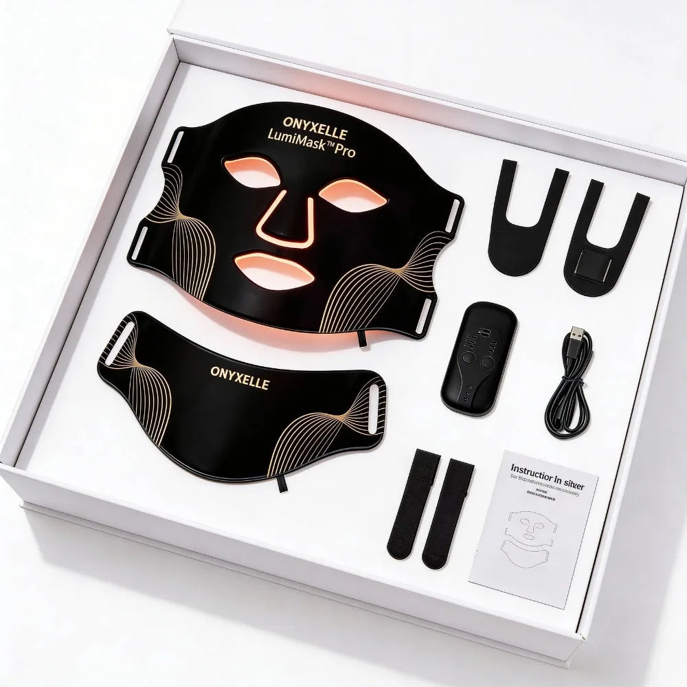 LumiMask™ Pro — 7-Color LED Light Therapy Face & Neck Mask