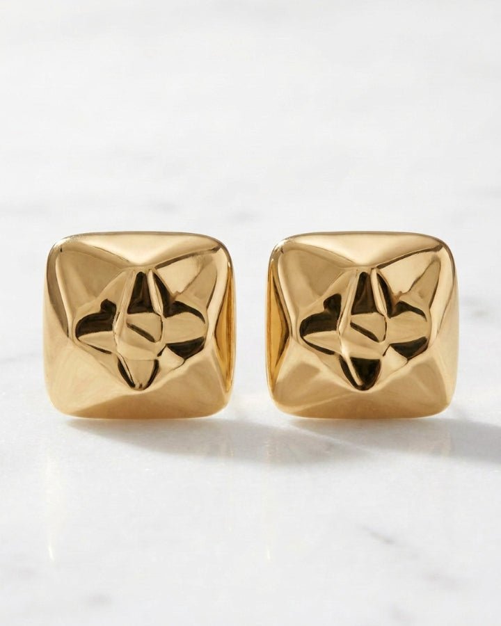 Stella Statement Stud Earrings - Onyxelle