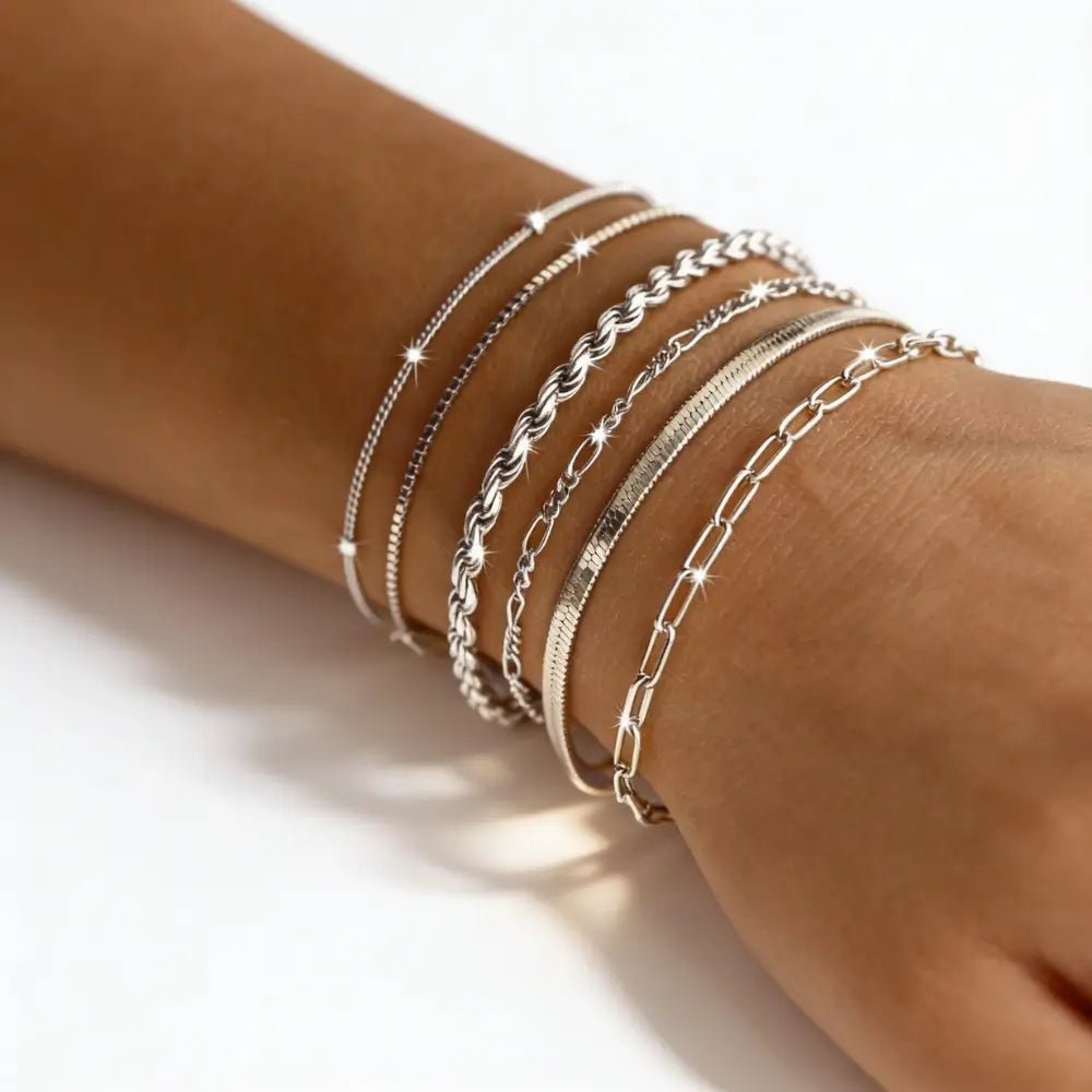 Seralya Bracelet Stack - Onyxelle