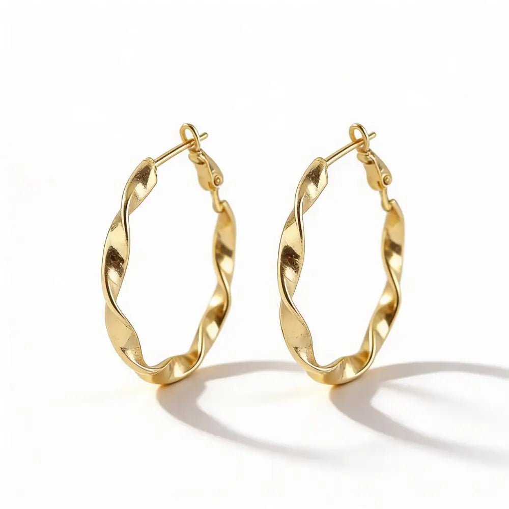 Calina Handmade Hoop Earrings - Onyxelle
