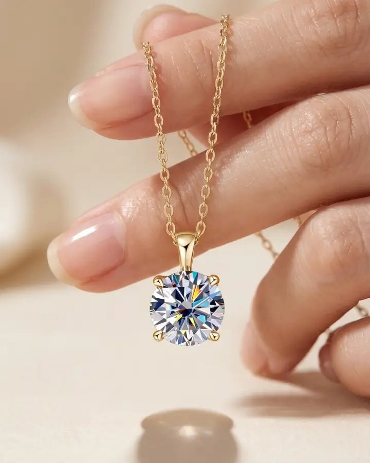 Estelle Solitaire Necklace - Onyxelle