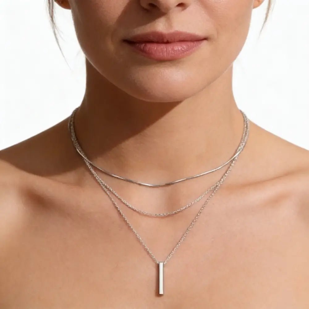 Elara Layered Necklace - Onyxelle