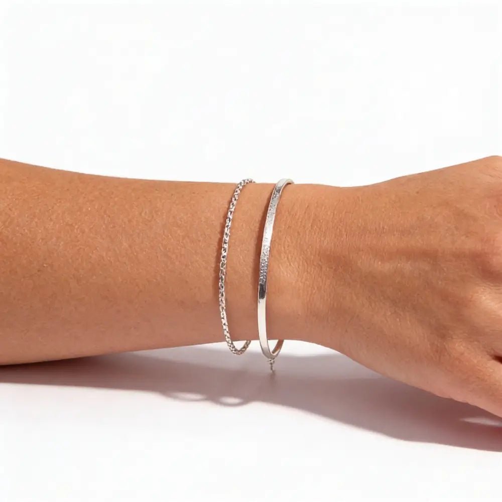 Lumina Double Snake Chain Bracelet - Onyxelle