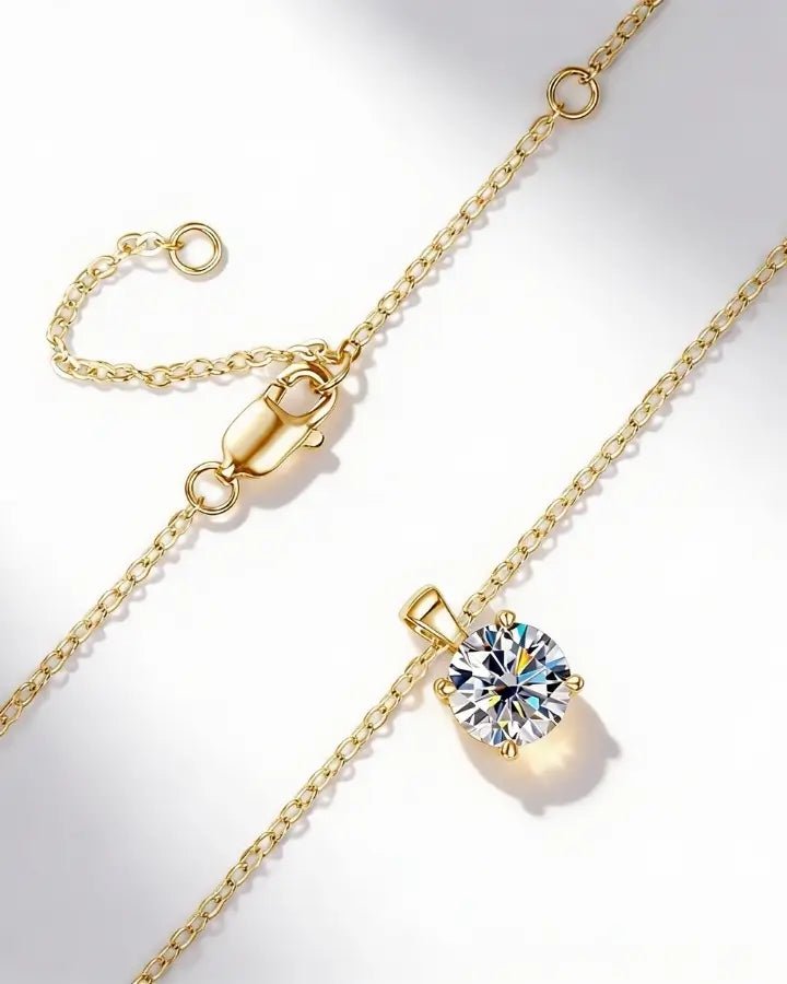 Estelle Solitaire Necklace - Onyxelle