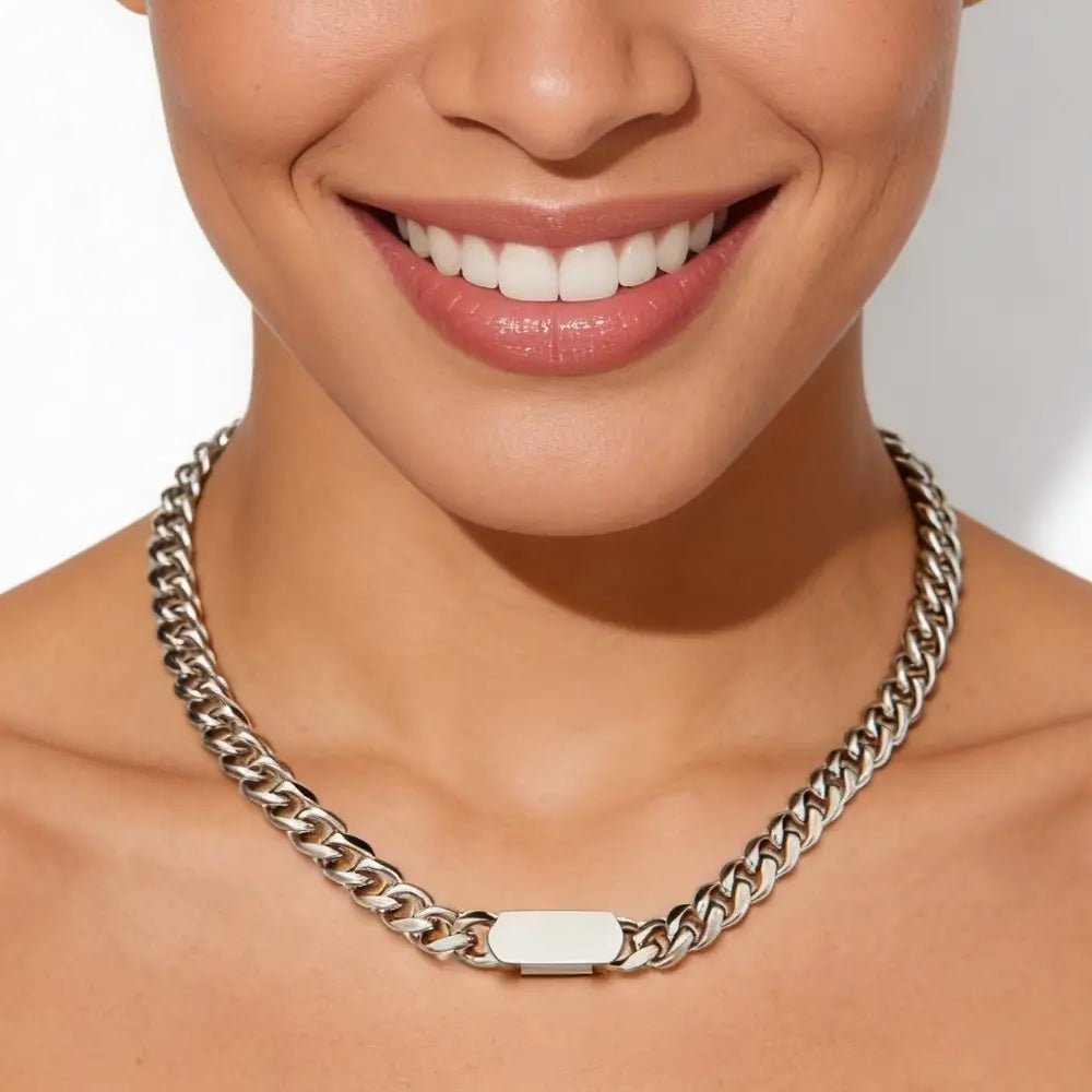 Riva Chunky Chain Necklace - Onyxelle