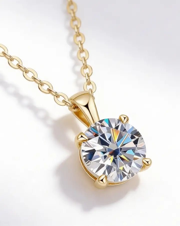 Estelle Solitaire Necklace - Onyxelle