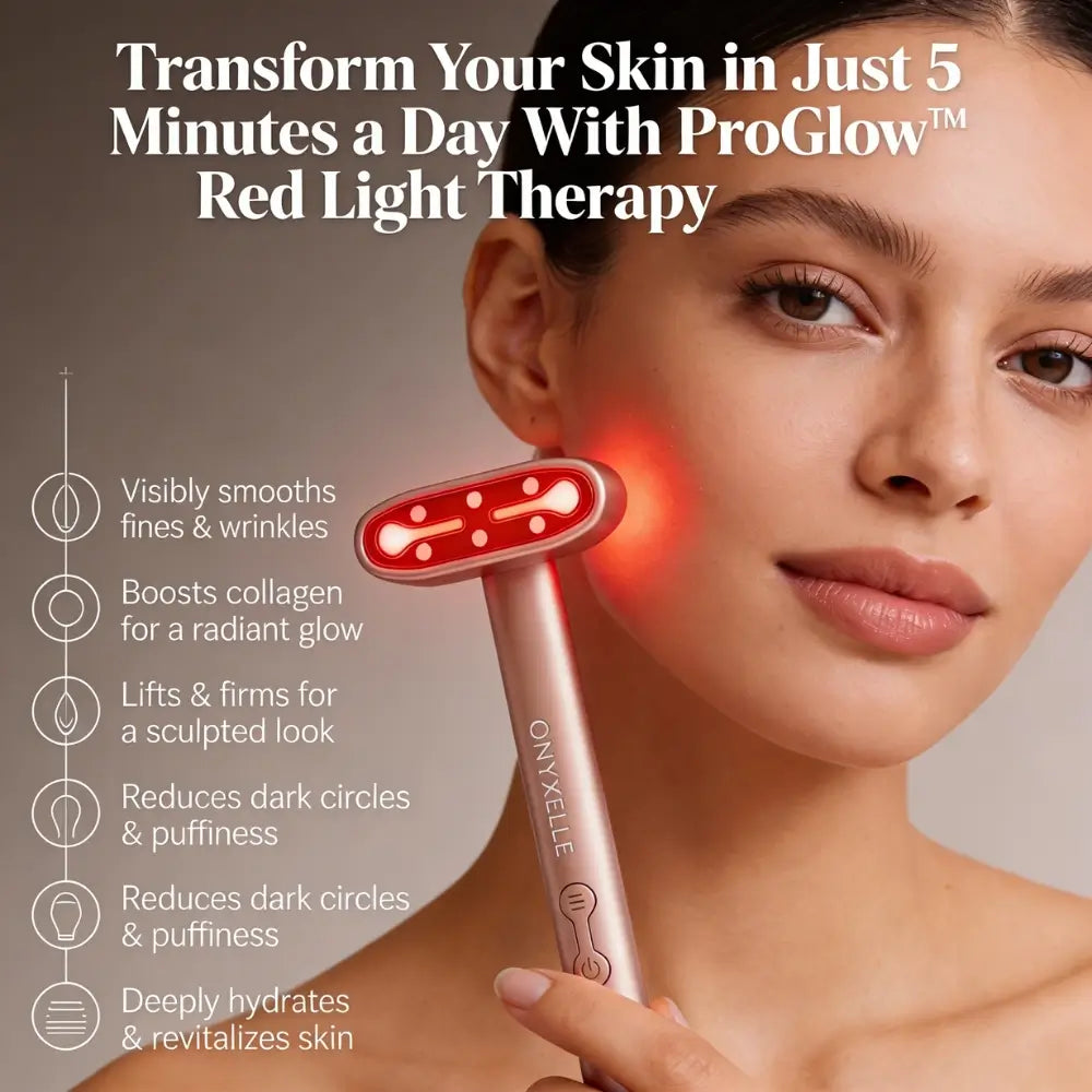 ProGlow™ 7-in-1 Red Light Therapy Wand