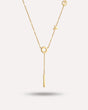 Calla Letter Tassel Necklace