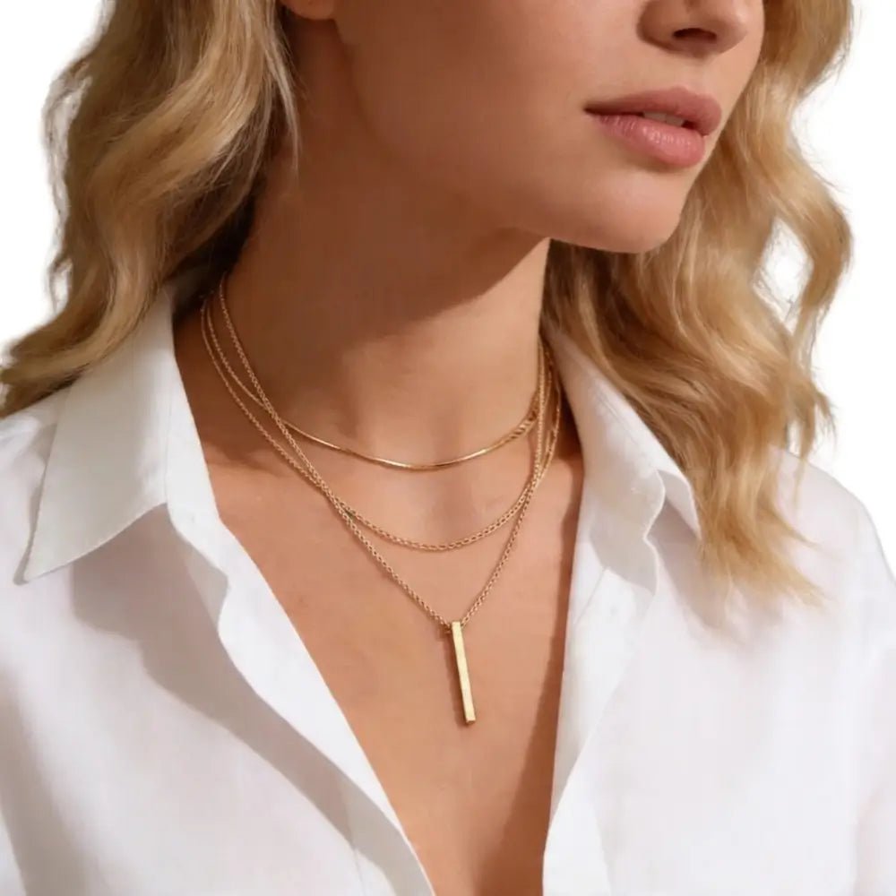 Elara Layered Necklace - Onyxelle