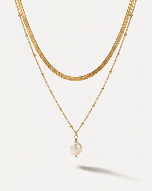 Isla Pearl Pendant Necklace - Onyxelle