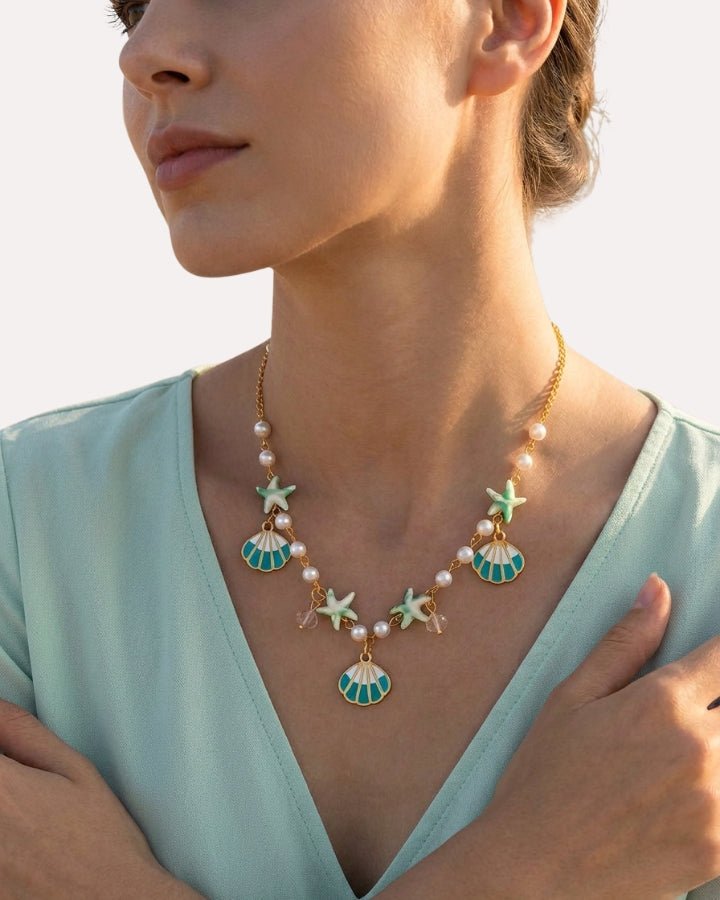 Marisol Sea Star Pendant Necklace - Onyxelle